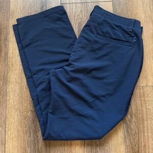 Under Armour Drive Golf Pants Navy Blue Athletic Stretch Men's Sz 36x32 Clean